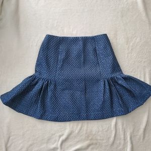 NWT Asilio Dark Blue Mini Skirt size 10